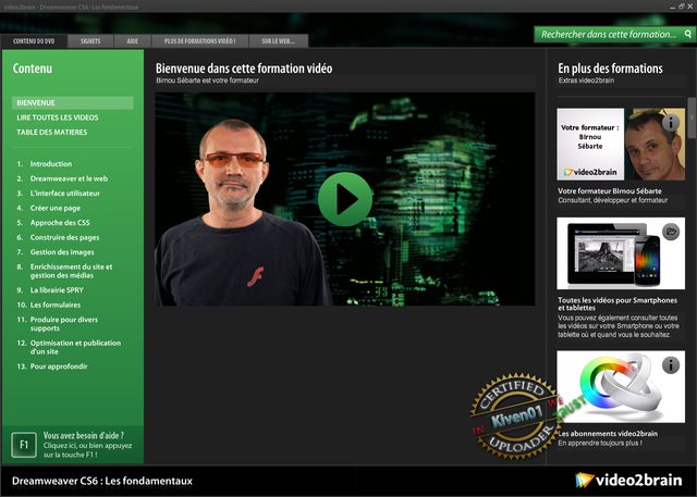 video2brain dreamweaver cs6 les fondamentaux video2brain dreamweaver cs6 les fondamentaux